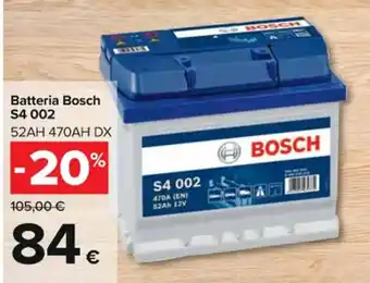 Carrefour Iper Bosch S4 002 Batteria offerta