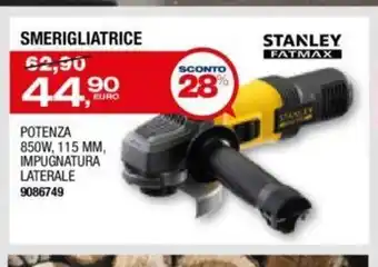 Self Stanley Smerigliatrice Potenza 850W, 115 MM, Impugnatura Laterale 9086749 offerta