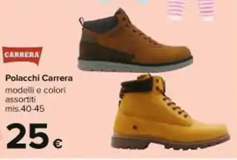 Carrefour Iper Carrera Polacchi mis.40-45 offerta
