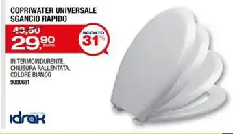Copriwater Universale Sgancio Rapido 9080681