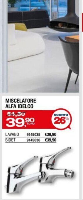 Self Miscelatore Alfa Idelco offerta
