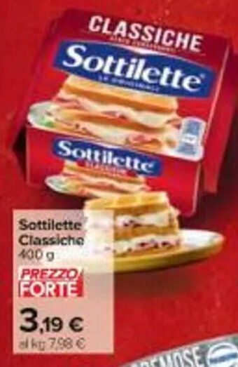 Carrefour Iper Sottilette Classiche 400 g offerta