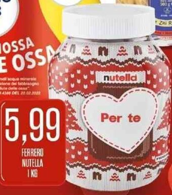 Supermercati Pasquale Prisco Nutella Ferrero 1 Kg offerta