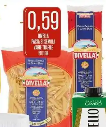 Supermercati Pasquale Prisco Divella Pasta Si Semola Varie Trafile 500 gr offerta
