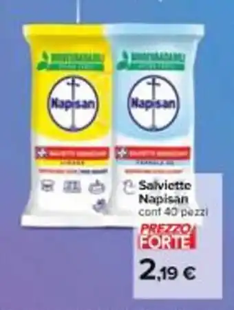 Carrefour Iper Napisan Salviette 40 pezzi offerta