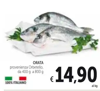 Spazio Conad Orata 400g a 800g offerta