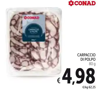 Spazio Conad Carpaccio di Polpo 80g offerta