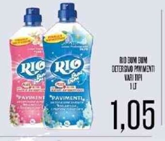 Rio Bum Bum Detersivo Pavimenti vari tipi 1 lt