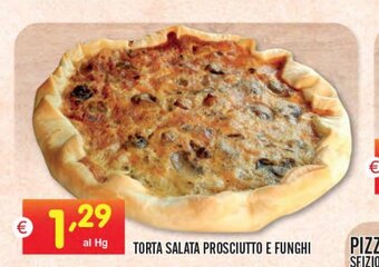Centro Commerciale Discount Torta Salata Prosciutto E Funghi offerta
