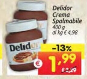 Delidor Crema Spalmabile 400 g