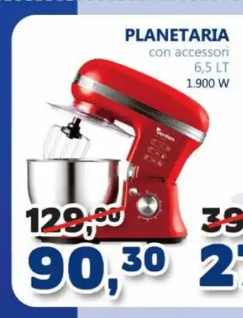 Planetaria con accessori 6,5 Lt 1.900 W