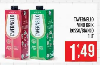 Tavernello Vino Brik Rosso / Bianco 1 Lt
