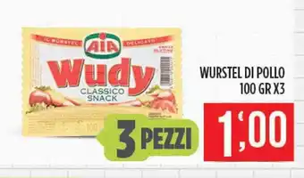 Wurstel Di Pollo 100 Gr x 3