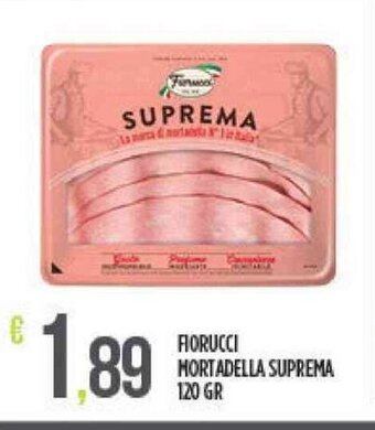Fiorucci Mortadella Suprema 120 Gr