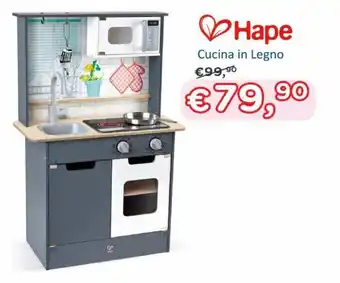 Ideal Bimbo Hape Cucina in Legno offerta