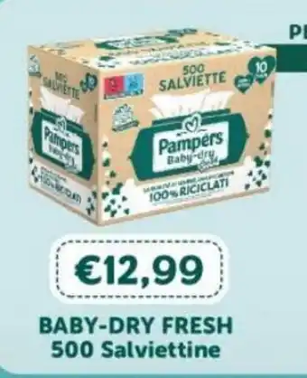 Pampers Baby-Dry Fresh 500 Salviettine
