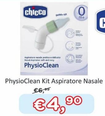Ideal Bimbo Chicco PhysioClean Kit Aspiratore Nasale offerta