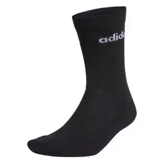Globo Moda Adidas - calze hc crew 3pp basic black-white - ge6171 offerta