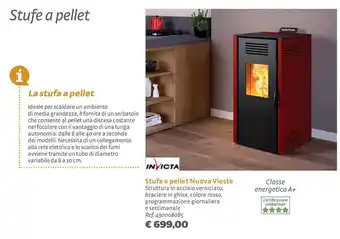 Bricocenter Stufa a pellet Nuova Vieste offerta