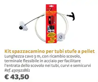 Bricocenter Kit spazzacamino per tubi stufe a pellet offerta