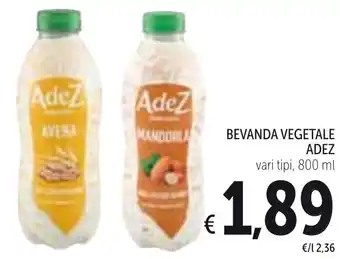 Spazio Conad Adez Bevanda Vegetale 800ml offerta