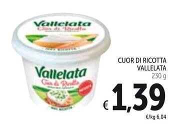 Spazio Conad Vallelata Cuor di Ricotta 230g offerta