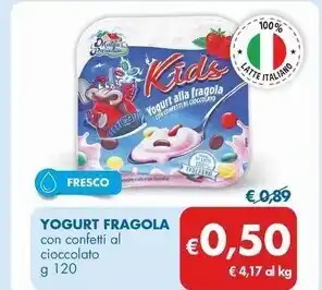 MD Discount Malga paradiso yogurt fragola offerta