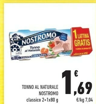 Conad Nostromo Tonno Al Naturale offerta