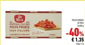 Conad De rica Polpa Pronta 400 G(ml) offerta