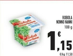 Conad Nonno Nanni Robiola 100 G(ml) offerta