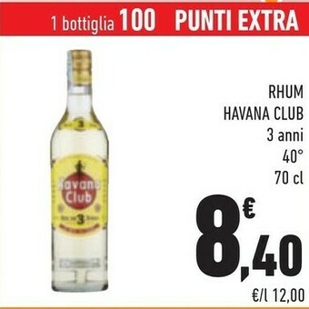 Conad Havana club Rum Invecchiato 7 Anni 700 G(ml) offerta