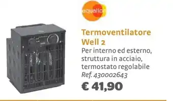 Bricocenter Termoventilatore Well 2 offerta