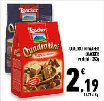 Conad Superstore Loacker Quadratini Lemon offerta