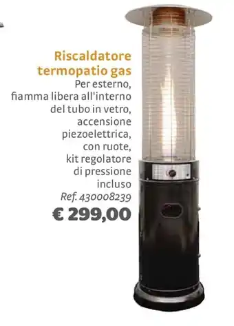 Riscaldatore termopatio gas