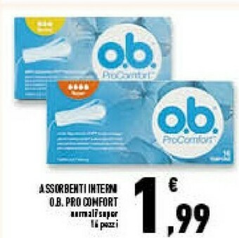 Conad Superstore Assorbenti Interni O.b. 16 Pezzi offerta