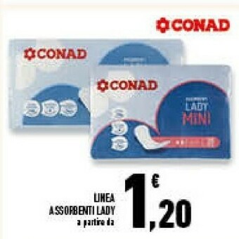 Conad Superstore Conad Assorbenti Lady offerta
