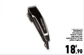 Conad Superstore Rowenta Tagliacapelli Lama Acciaio Inox offerta