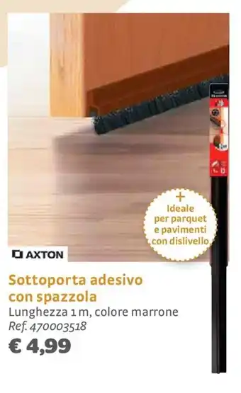 Bricocenter Axton Sottoporta adesivo con spazzola offerta