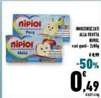 Conad Superstore Nipiol Omogeneizzati Alla Frutta offerta