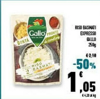 Conad Superstore Gallo Riso Basmati offerta