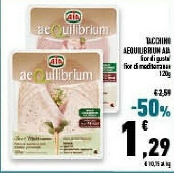 Conad Superstore Aequilibrium Aia - Mortadella Di Tacchino 120 G(ml) offerta