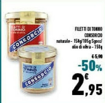 Conad Superstore Consorcio - Filetti Di Tonno In Olio Di Oliva offerta