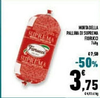 Conad Superstore Fiorucci Mortadella Pallina Di Suprma offerta