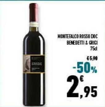 Conad Superstore Benedetti Grigi Montefalco Rosso Doc offerta