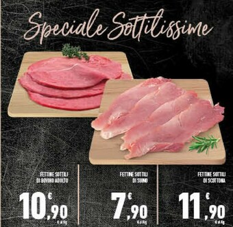 Conad Superstore Fettine Sottile Di Bovino Adulto offerta