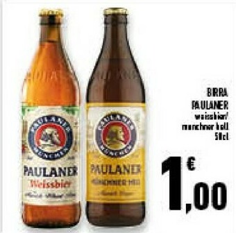 Conad Superstore Paulaner - Paulaner Naturtrub 500 G(ml) offerta