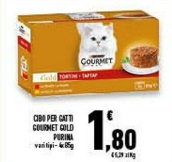 Conad Superstore Purina Gourmet Gold Cibo Per Gatti 85 G offerta
