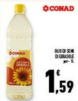Conad Superstore Conad Olio Di Semi Di Girasole offerta