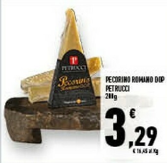 Conad Superstore Petrucci Pecorino Romano Dop offerta