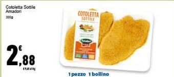 Conad Superstore Amadori Cotoletta Sottile 300 G(ml) offerta